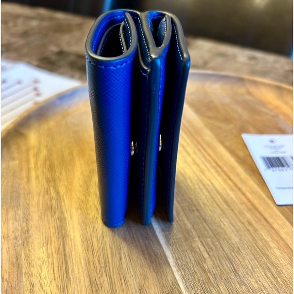 Kate Spade Staci Micro Tri-Fold Wallet- Riverblue ♠️ - Picture 9 of 12